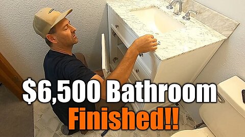 $6,500 Bathroom Remodel Step By Step | FINISHED | How To Do It Yourself | THE HANDYMAN |