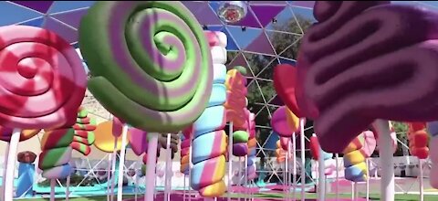 Video shows real-life Candy Land experience in California