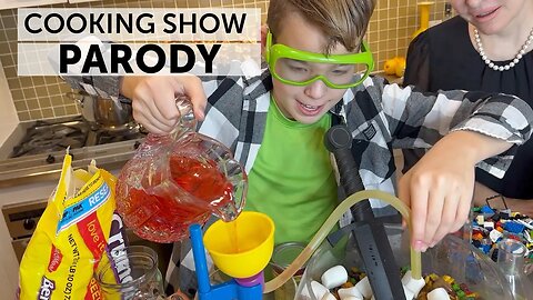 A Cooking Show parody I created for a TALENT SHOW! - comedy skit