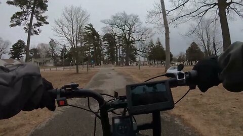 Winter Ebike Ride along Lake Michigan ( Ariel Rider Grizzly )