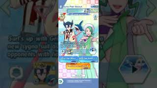 Pokémon Masters Ex: Wallace and Sygna Suit Grimsley Spotlight Scout Sync Pair