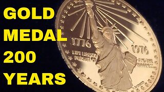 Gold & Silver National Bicentennial Medals
