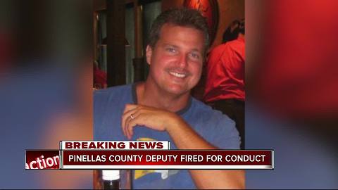 Pinellas deputy fired for inappropriate conduct