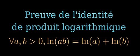 ln(a b) = ln(a) + ln(b)