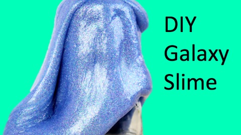 DIY Galaxy slime