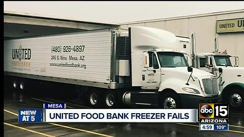 Unified Food Bank in need of donations after freezer breaks