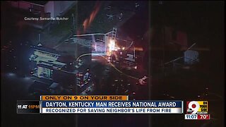 Dayton, Kentucky man receives national award for heroism
