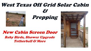 New Screen Door For The Off Grid Bug Out Cabin