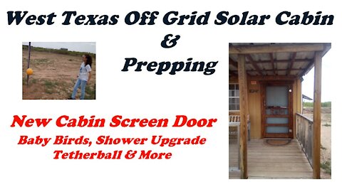 New Screen Door For The Off Grid Bug Out Cabin