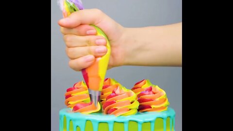 More Colorful Cake Decorating Compilation Most Satisfying Cake Videos