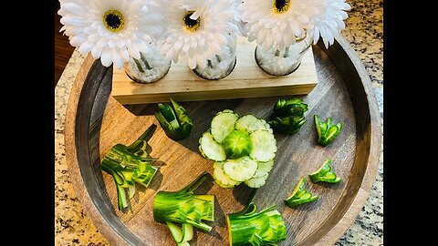 Cucumber Carving Hack