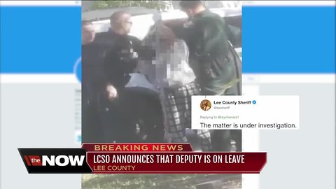 Lee County Deputy on leave after videotaped incident