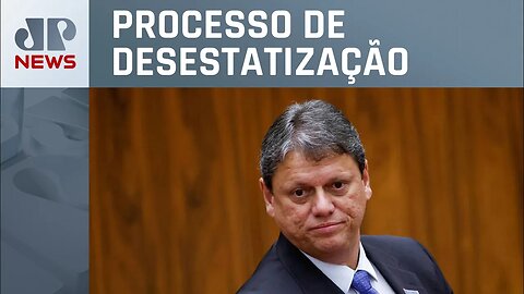 Tarcísio de Freitas anuncia aprovação de modelo para privatizar Sabesp