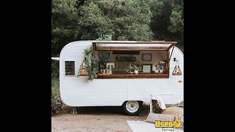 Restored 1956 Santa Fe Camper 8' x 13' Beverage Trailer | Retro Mobile Drinks Unit for Sale in Utah