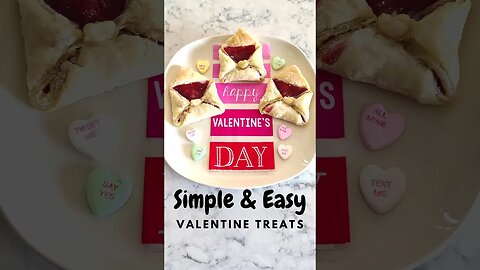 How to make Simple & Easy Valentine Treats #Shorts
