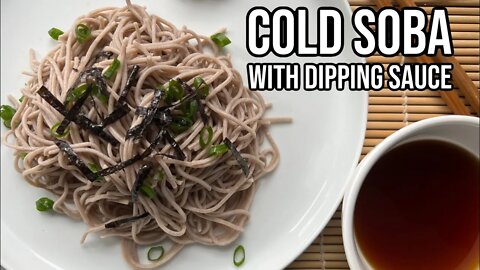 Cold Soba with Dipping Sauce (Zaru Soba) Recipe in 10 Minutes | Rack of Lam