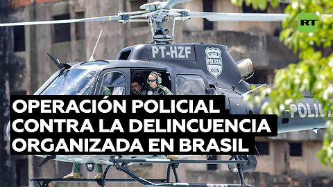 Tirotean dos helicópteros policiales en una operación contra el crimen organizado en Río de Janeiro