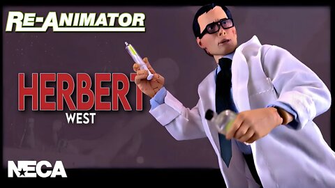 NECA The Re-Animator Retro Cloth Herbert West Figure Re Release @The Review Spot
