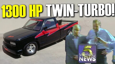 1300 hp truck scares news anchors | Banks twin-turbo 502 concept