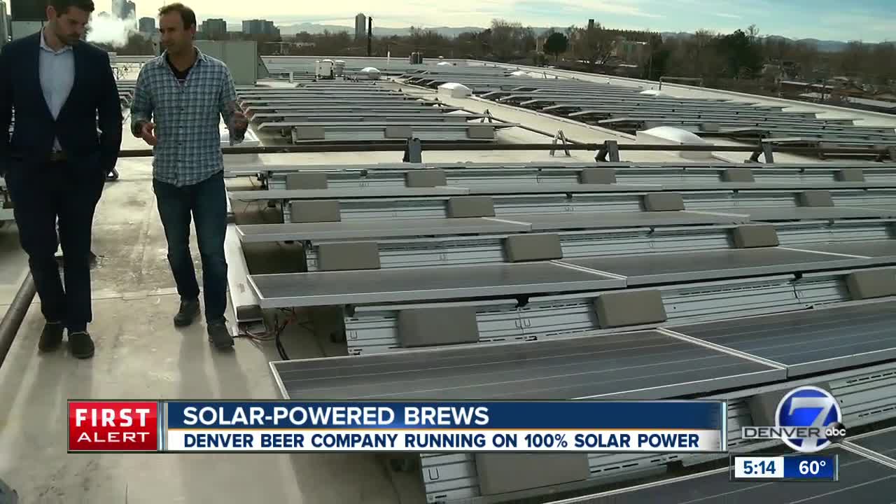 Denver brewery uses sun to power entire facility