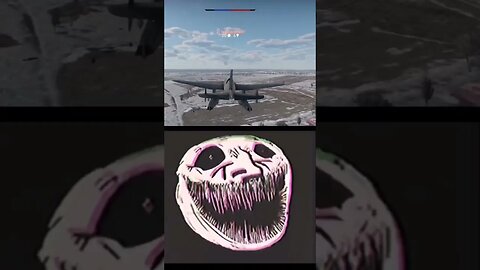 Destroying ground viechels in WAR THUNDER! #shorts #gameplay#bombing #warthunder#airplane #trollface