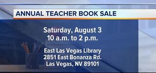 Annual book sale this weekend for teachers