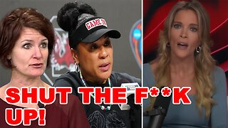 Megyn Kelly tells USA Today columnist to SHUT THE F**K UP for backing Dawn Staley TRANS sports take!