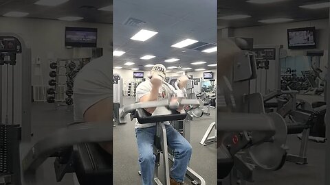 Machine Curls 💪, Crazy 🤪 old man, good pump