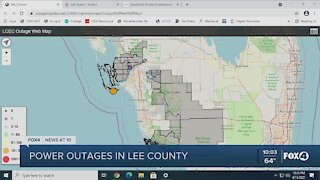 Lee County power outage update