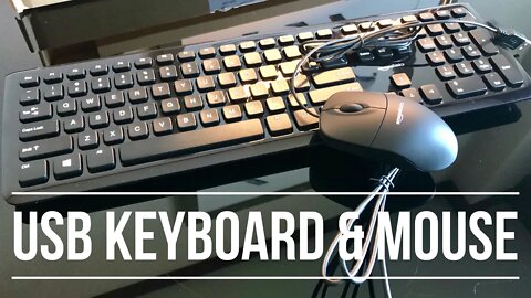 AmazonBasics Wired Keyboard and Mouse Bundle Pack Review