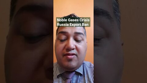 #Noble #Gases #Crisis #Russia #Export #Ban https://t.me/IndependentNewsMediaChat