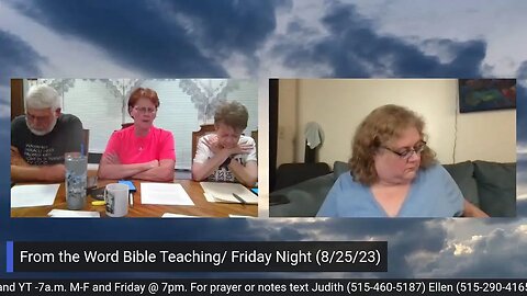 From the Word Bible Teaching/ Friday Night (9/1/23)