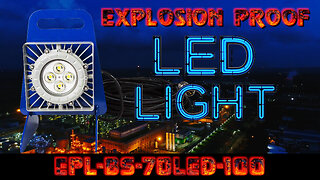 Portable Explosion Proof LED Light with Inline Switch