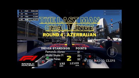 THE LAST MAN CHALLENGE | Round 4- BAKU | F1 MOBILE RACING 2023