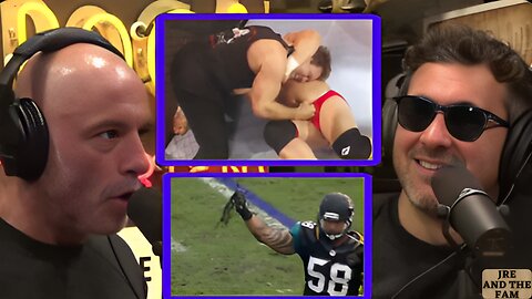 UFC Kicking Balls in Early Days & CRAZY Hair Pulling in NFL Joe Rogan Experience