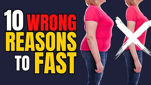 10 Wrong Reasons People Fast and Don't Get Results || Wisdom For Dominion