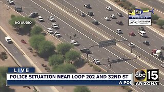 Police situation on Loop 202 near 32nd Street