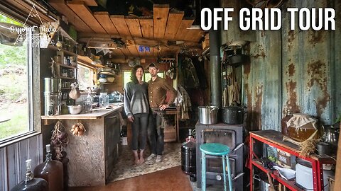OFF GRID Homestead built completely from reclaimed material
