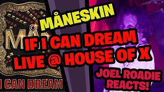 If I Can Dream — Måneskin [Live @ House of X] | Small Stage Series - Roadie Reacts