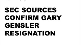 Did Gary Gensler resign from the SEC last week after investigation into misconduct ? AMC MOASS