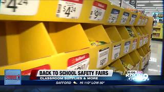 Sending kids back to class with safety, supplies
