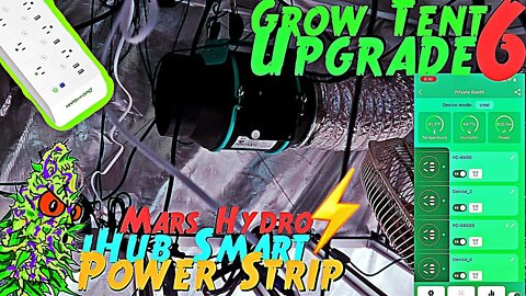 Grow Tent Upgrade 6 I Mars Hydro iHub Smart Power Strip | Environmental Game Changer/ Unbox & Set Up