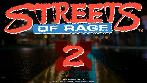 streets of rage 2x retro gameplay