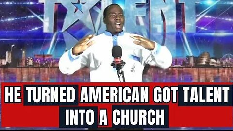 Apostle Gichinga a kenyan man who turned American got talent into a church.