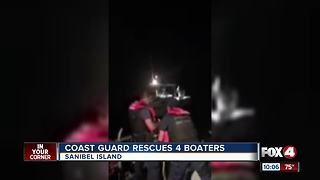 Coast Guard Rescues 4 Boaters