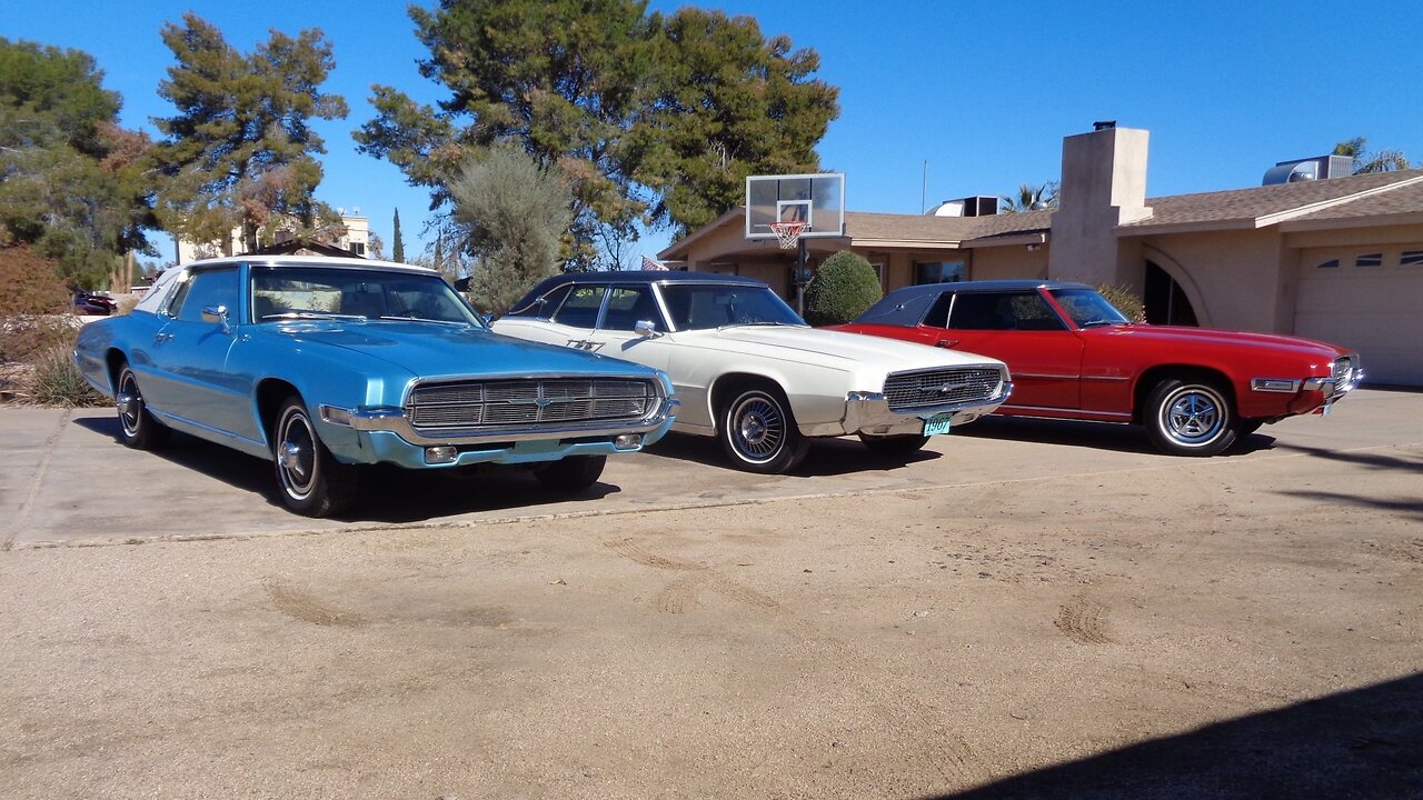 Bird Watching! 1967 1968 1969 Ford Thunderbird T Bird Red White Blue My ...