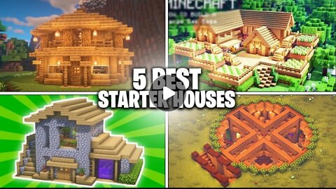 Newest Mincraft Videos 2022_BEST STARTER HOUSES