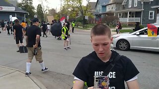 BLM & ANTIFA on Portage Path, they start the threats here.