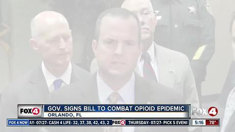 Gov. Scott signs bill to combat opioid epidemic