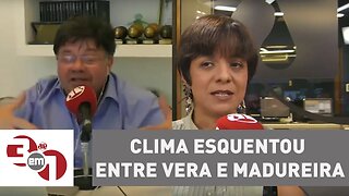 Qual a diferença entre homens e mulheres? Clima esquentou entre Vera e Madureira